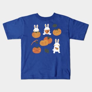 Persimmon Rabbits Kids T-Shirt